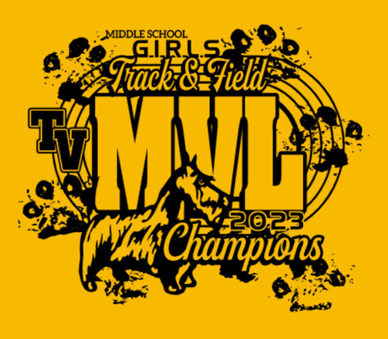 2023 Middle School Girls Track & Field CHAMPS